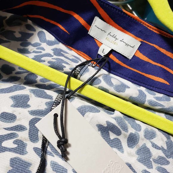 Never Fully Dressed size Large Margot Wrap Dress Animal Print Clash NWT - Picture 7 of 10